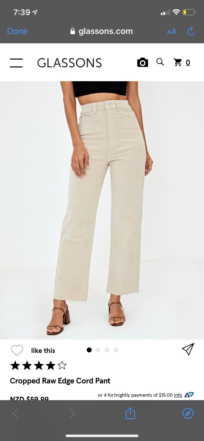 Glassons - Corduroy pants on Designer Wardrobe