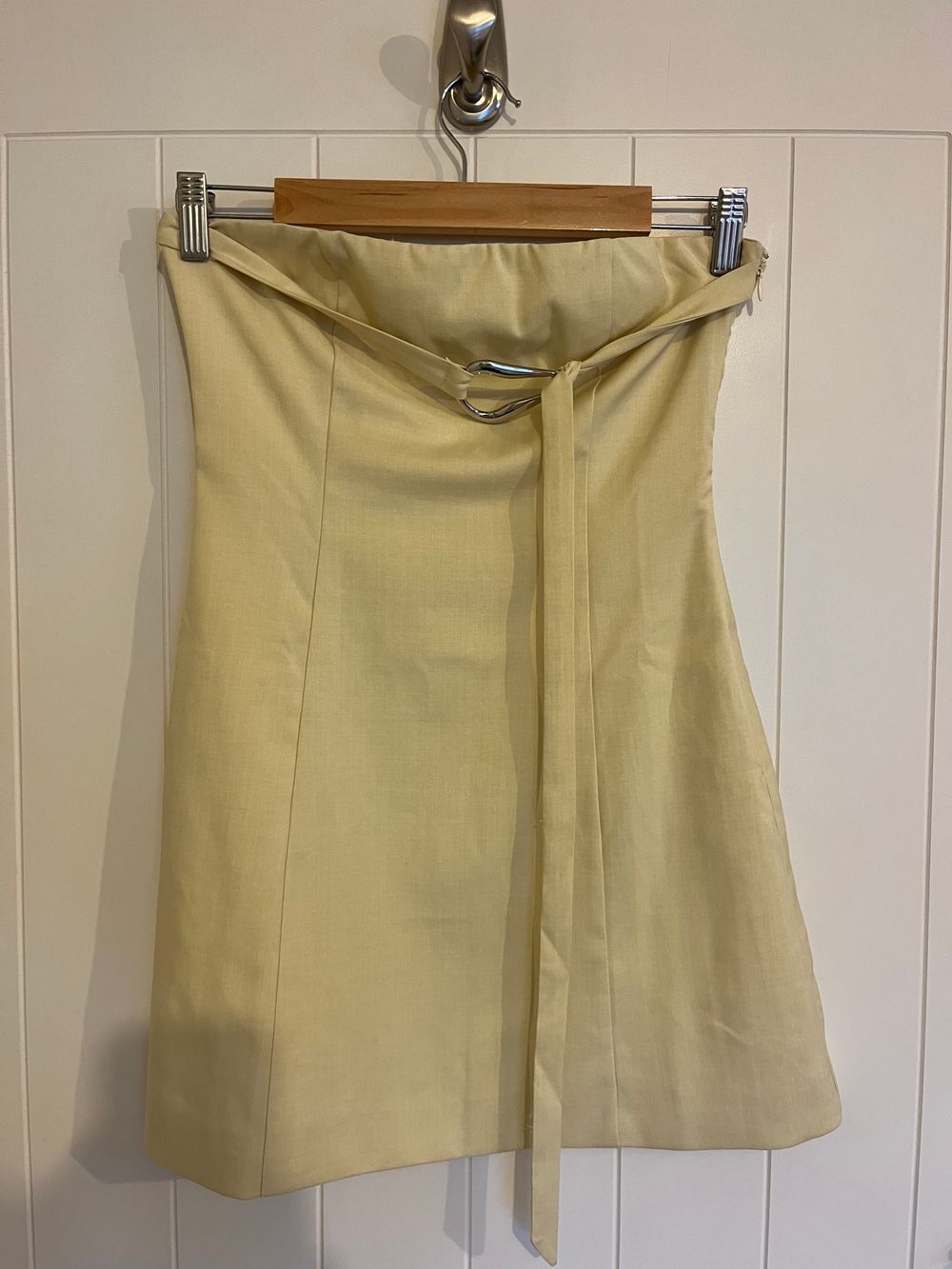 Yellow Pepper Mayo Mini Dress