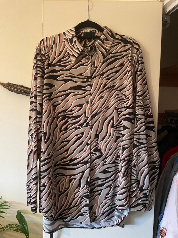 Moochi Zebra Print Vast Shirt