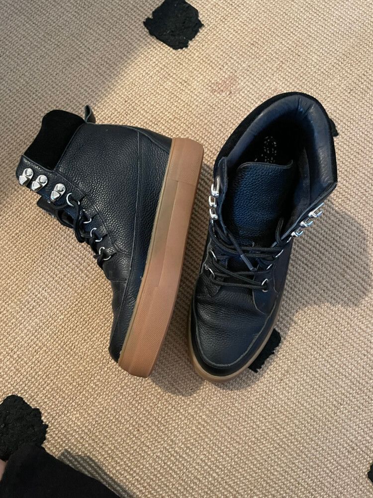 Moochi - Leather High Top Sneakers