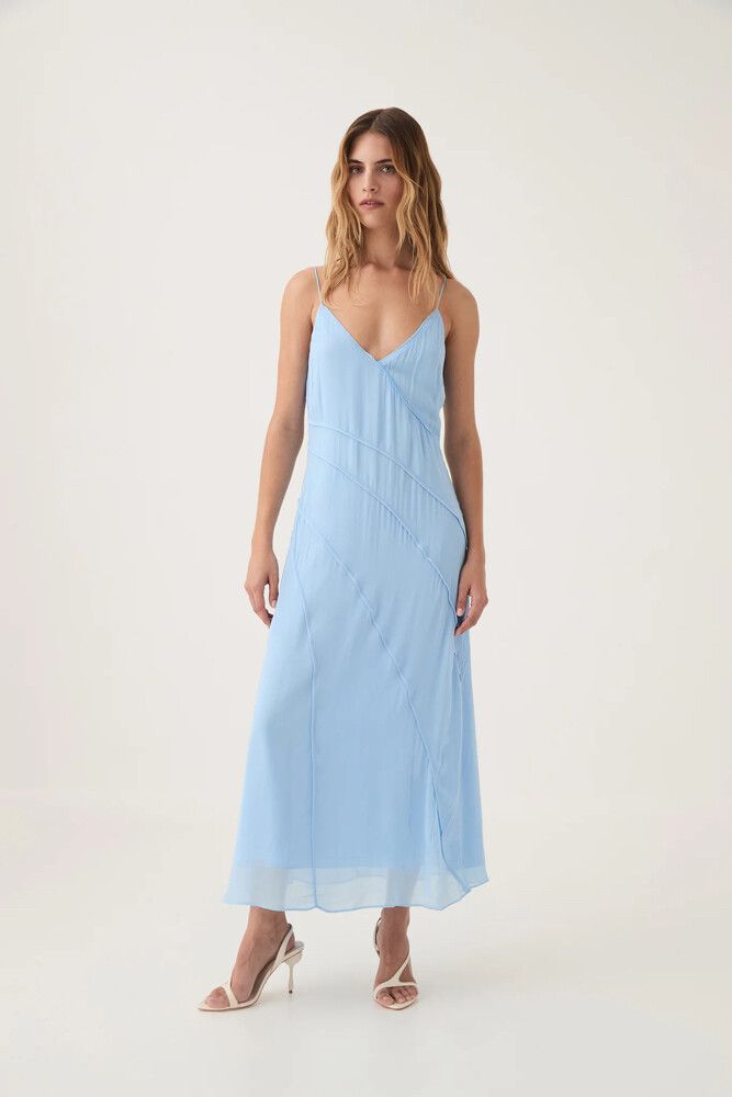 Aje - AJE: Exurbia Seamed Midi Dress on Designer Wardrobe Aje - AJE: Exurbia Seamed Midi Dress on Designer Wardrobe