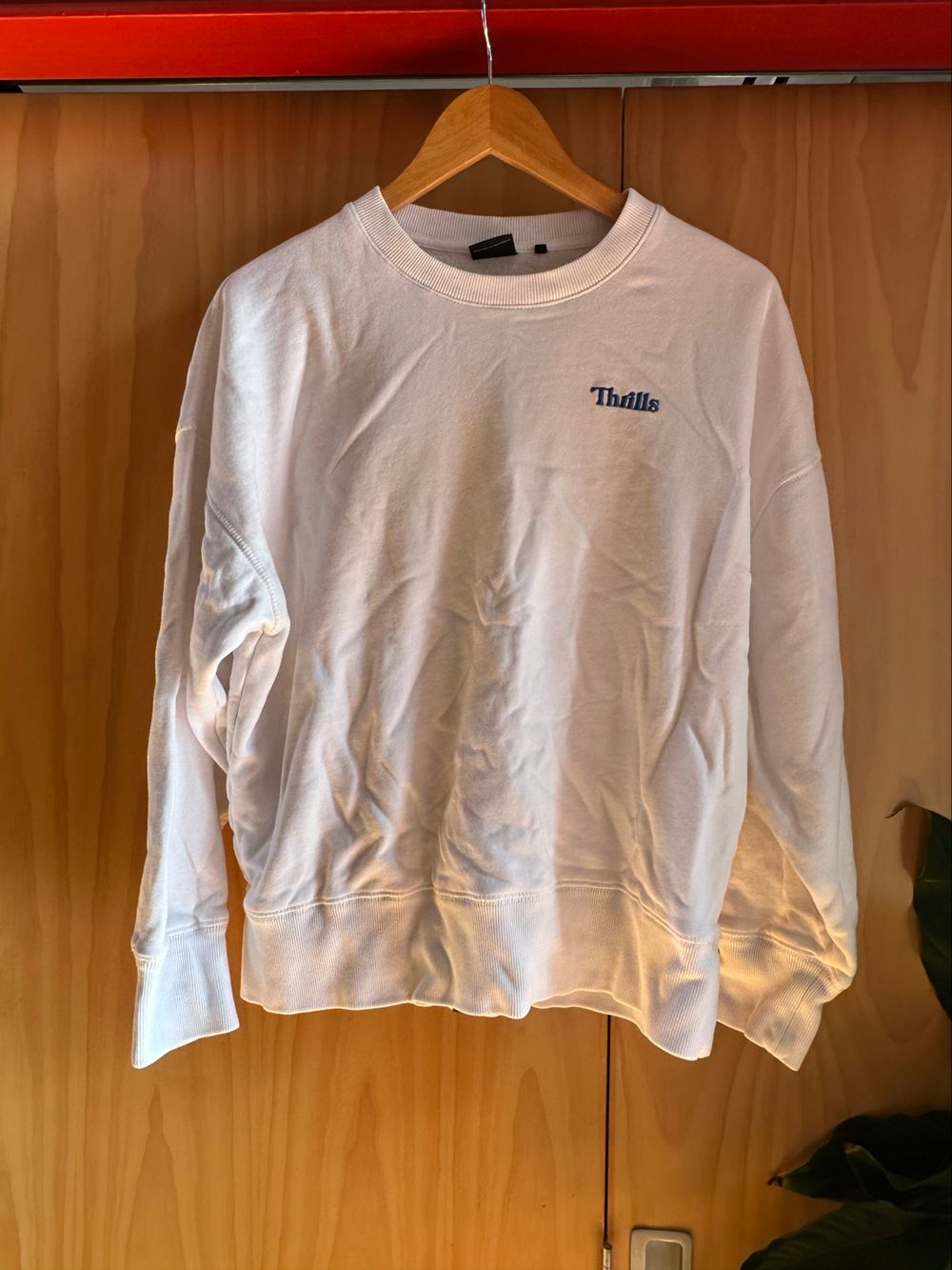 THRILLS White Crewneck Sweatshirt
