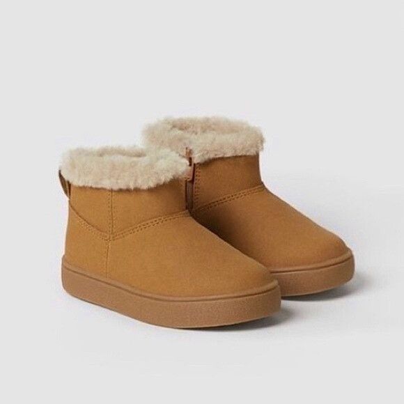 Zara Baby Faux Fur Lined Boots EU28