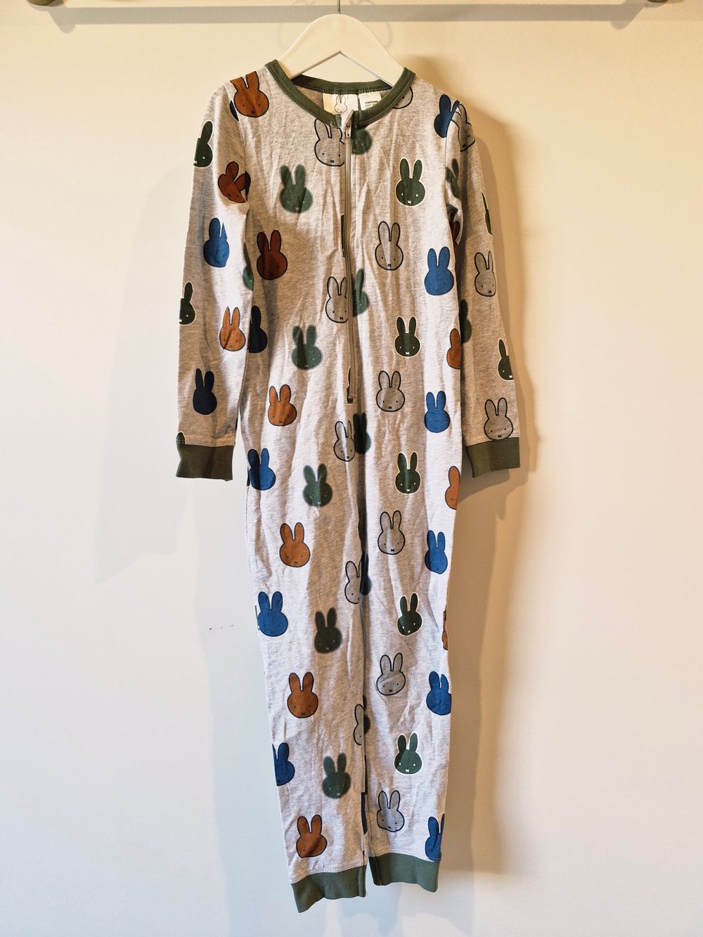 Cotton On x Miffy Zipsuit Onesie Pajamas 5-6y