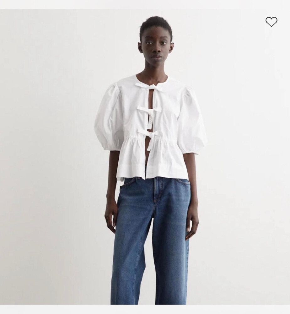 Brand New Ganni Peplum Blouse