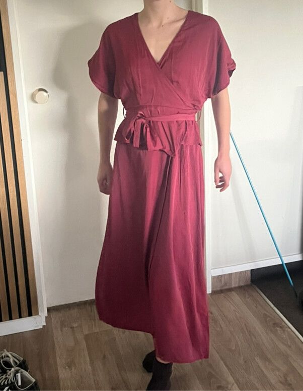 Shakuhachi Pink Tencel Wrap Dress