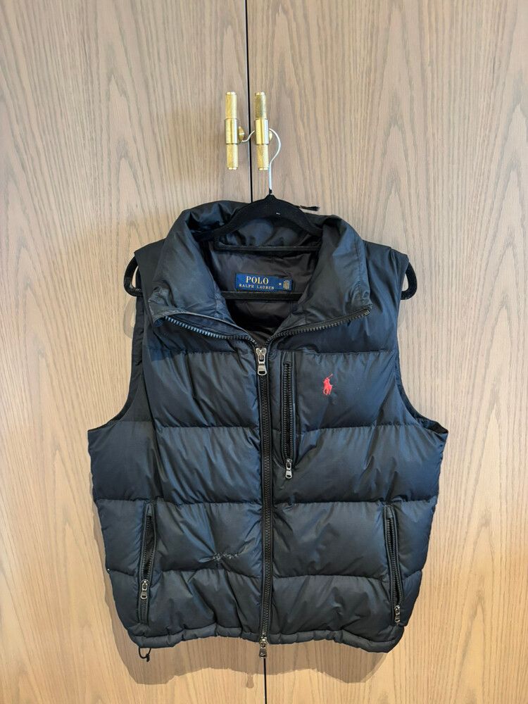 Polo Ralph Lauren Black Puffer Vest Size M
