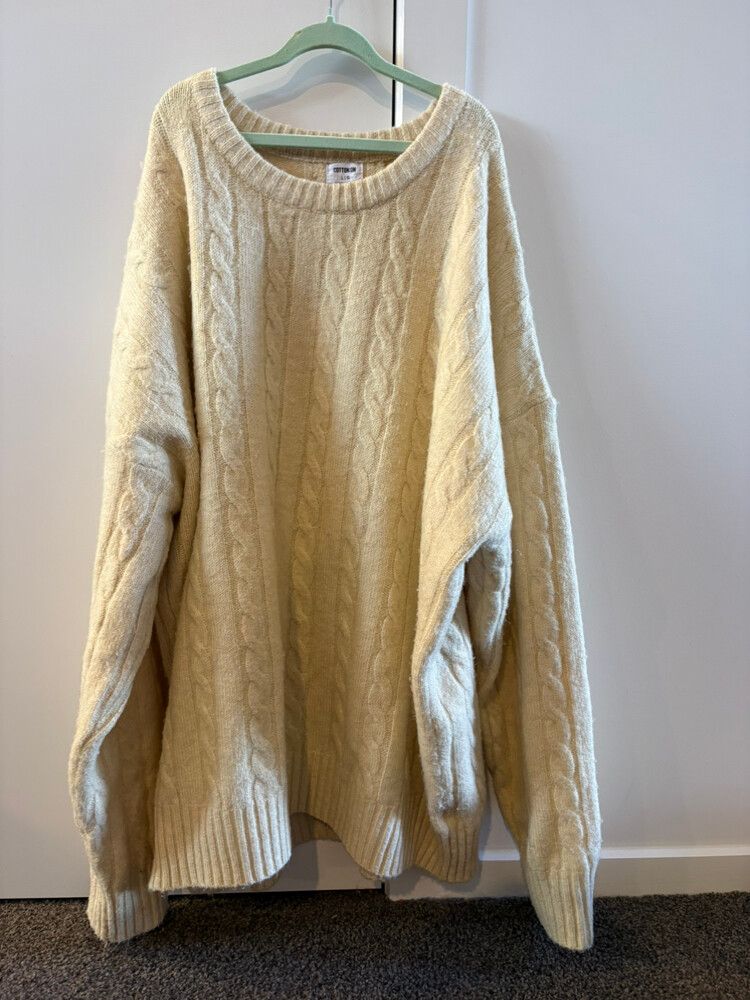 Cotton On Cream Cable Knit Jumper