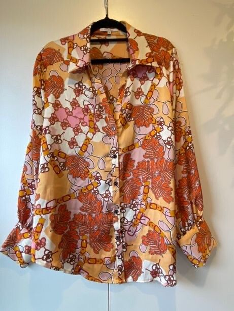 Tuesday Orange Floral Shirt