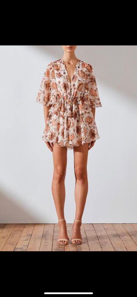 knee length dresses for ladies Bowery Long Sleeve Ruffle Mini Dress | Cherry | Dresses