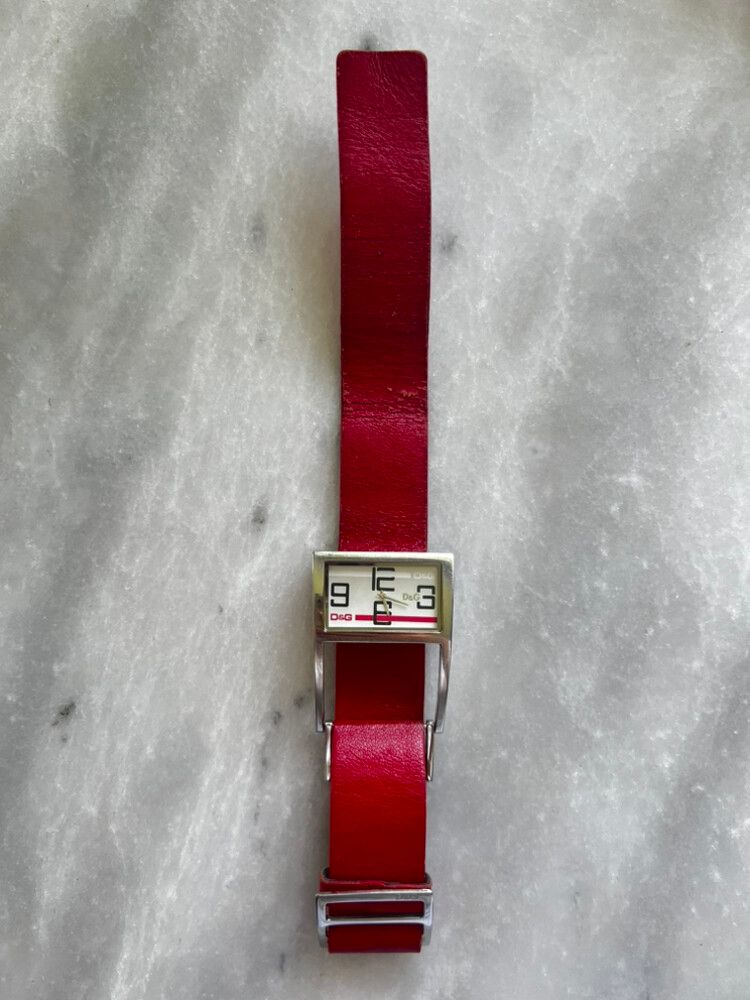 Dolce & Gabbana Watch With Red Strap