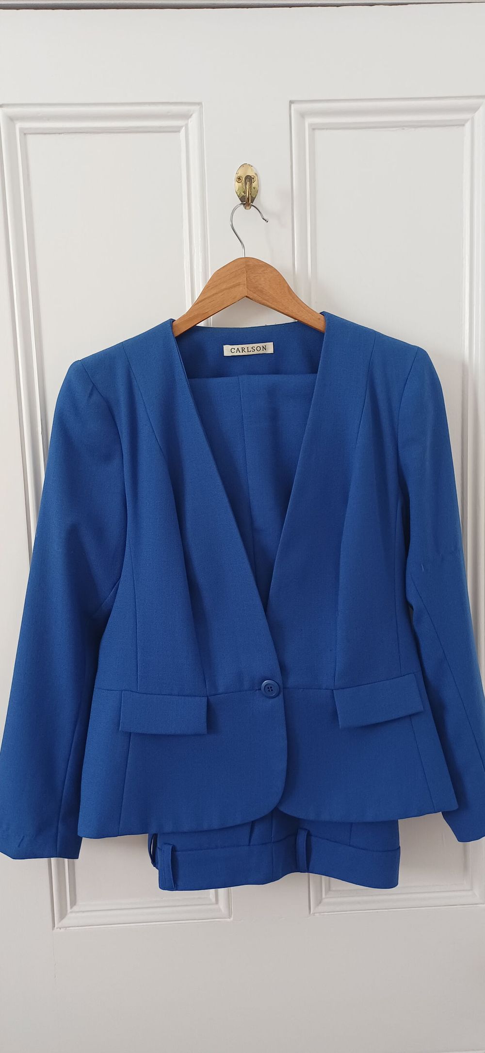 Electric Blue Carlson Trouser Suit
