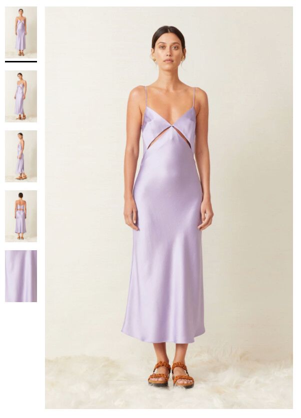 Bec & Bridge - Mila Midi Dress (Lilac) on Designer Wardrobe