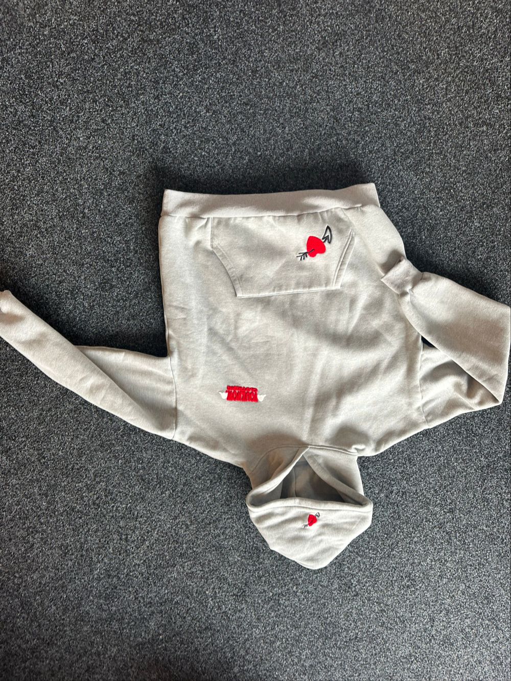 Youknow Grey “Love” Hoodie