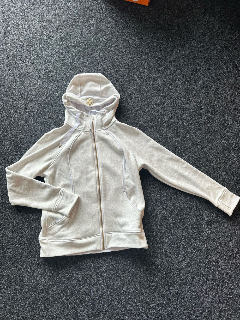 Lululemon Ice Grey Zip-Up Hoodie