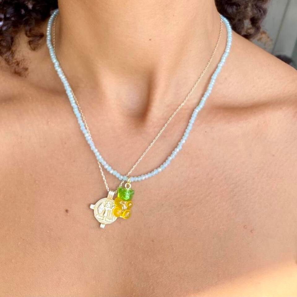 ✨Candy necklace for gummies lover  Psychedelic sunshine vibe ✨