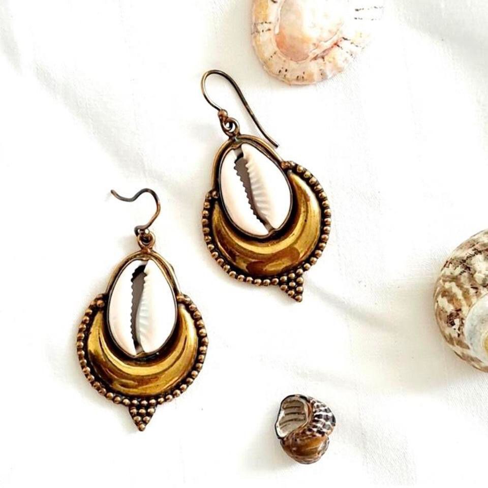 ✨Gorgeous retro vintage Korie bronze earrings