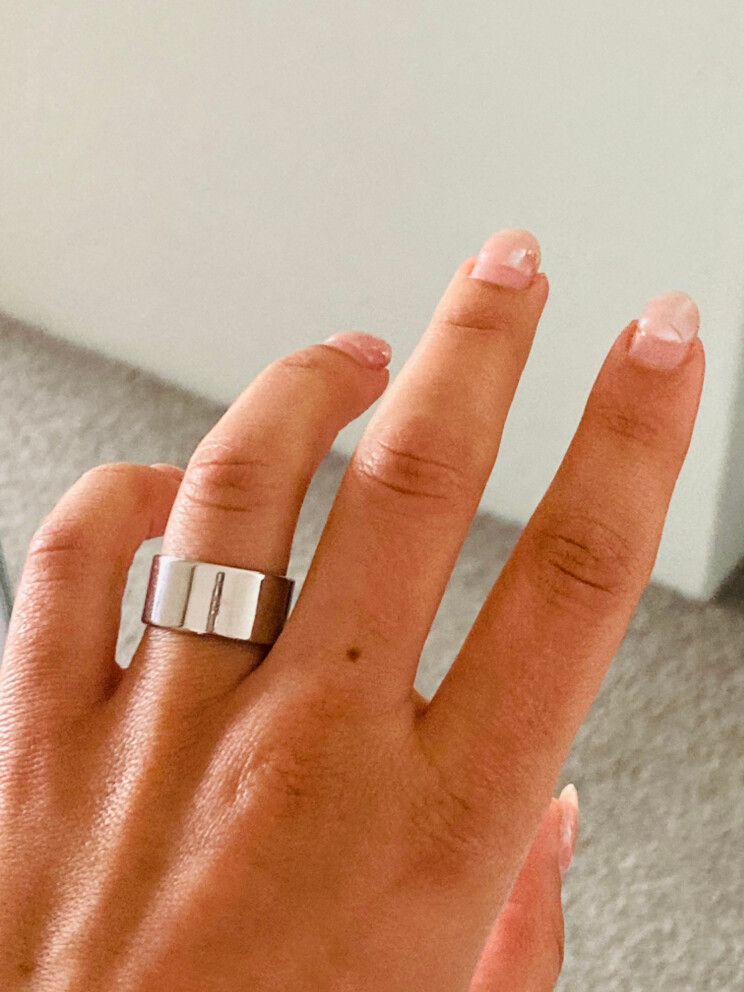 ✨Plain masc real Silver chromed ring One size / free size Real sterling silver 925 with tag  Never worn For men or women  Very classic and minimalist look   This is an adjustable ring #y2k #streetwear #unisex