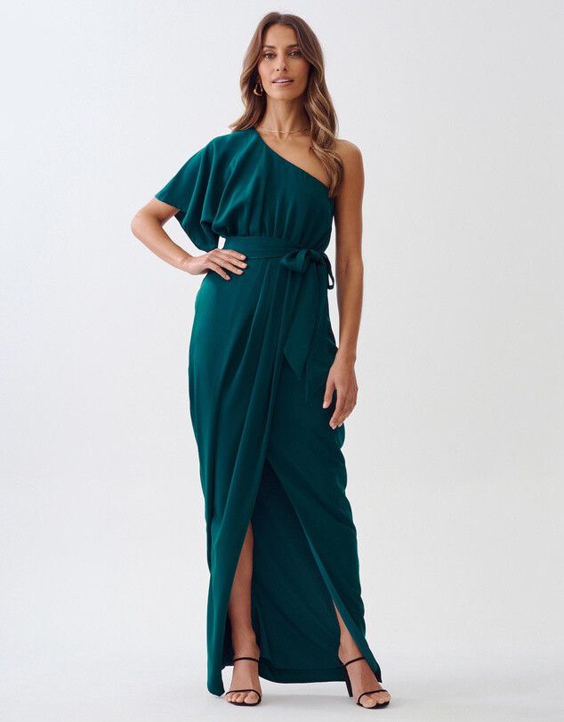 chancery green dress CHANCERY Tucson Maxi Sage Green Dress Size 10