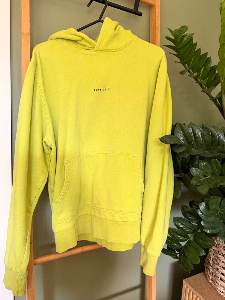 I Love Ugly Logo Hoodie - Lime