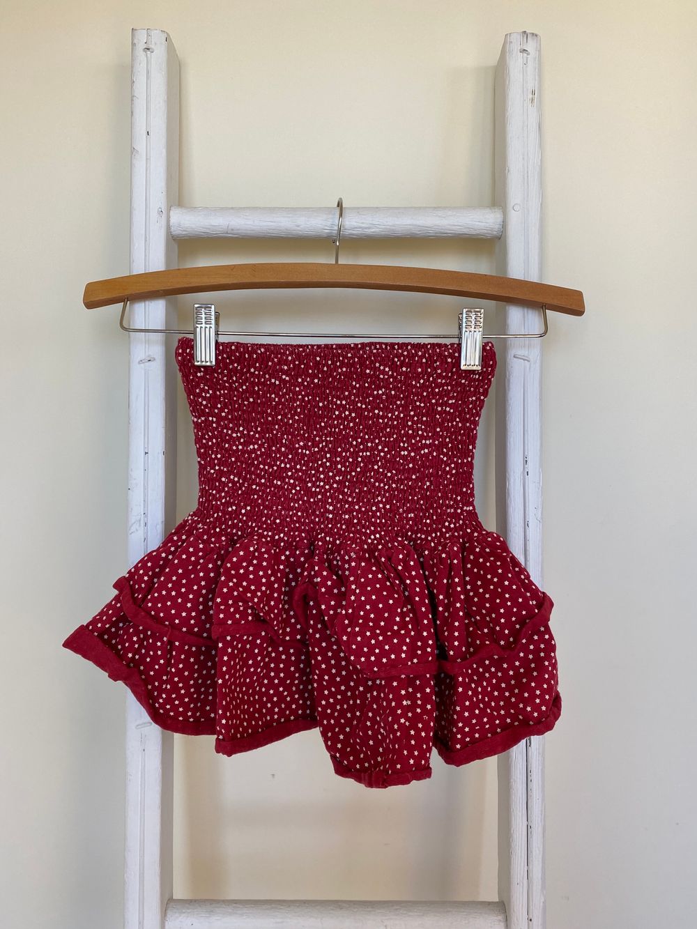Red Star Mini Skirt from Superette