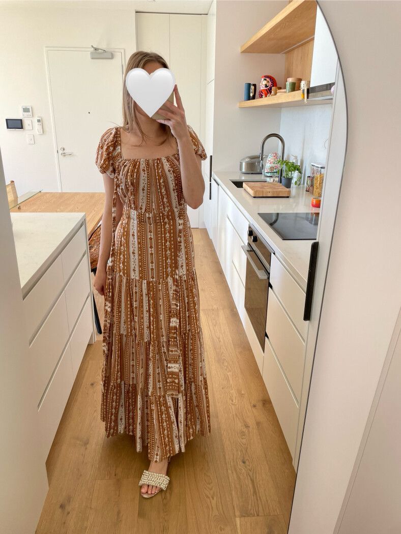 Innika Choo - Innika Choo Voile Maxi Dress with Ties on Designer Wardrobe