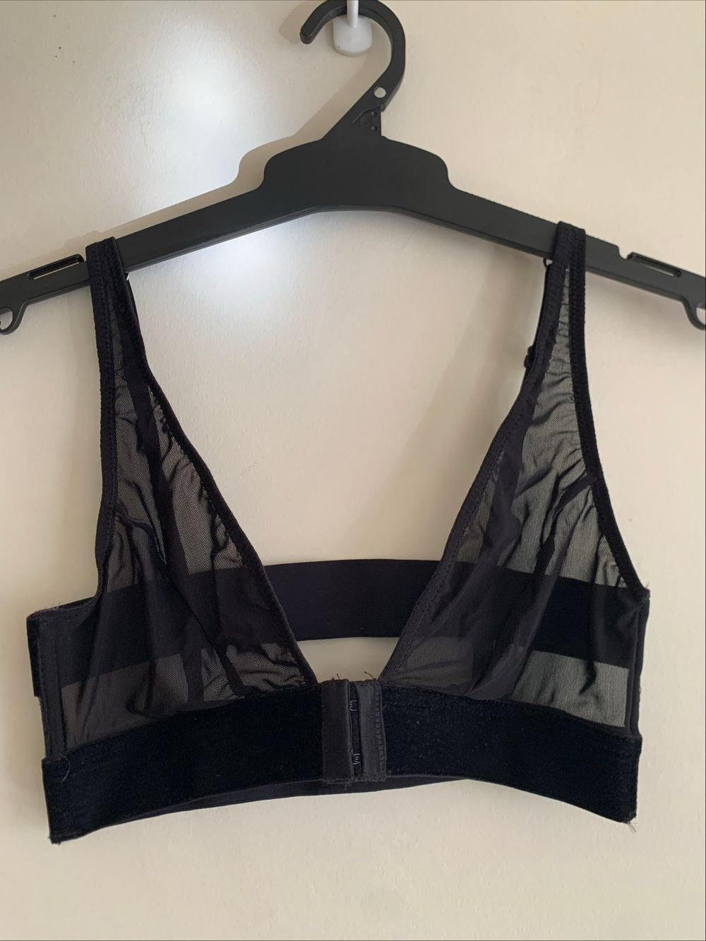 Lonely Black Mesh Bralette