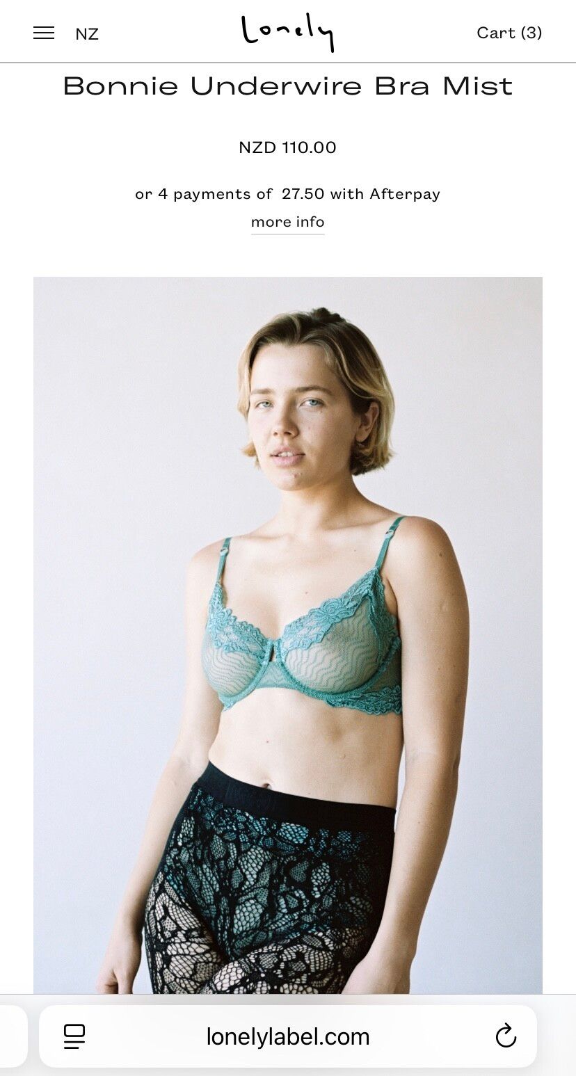 Lonely Bonnie Lace Underwire Bra