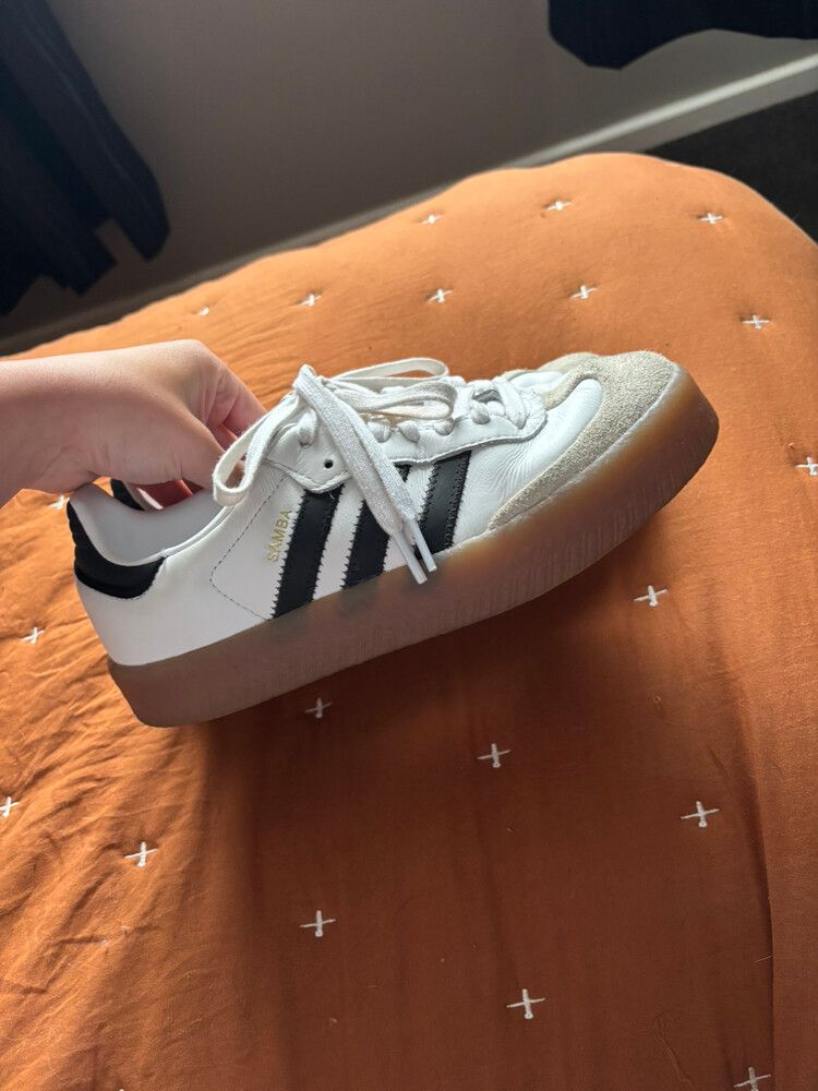 adidas gazelle silver green womens adidas Samba OG Shoes - Women's - White / Sand Strata main image 1