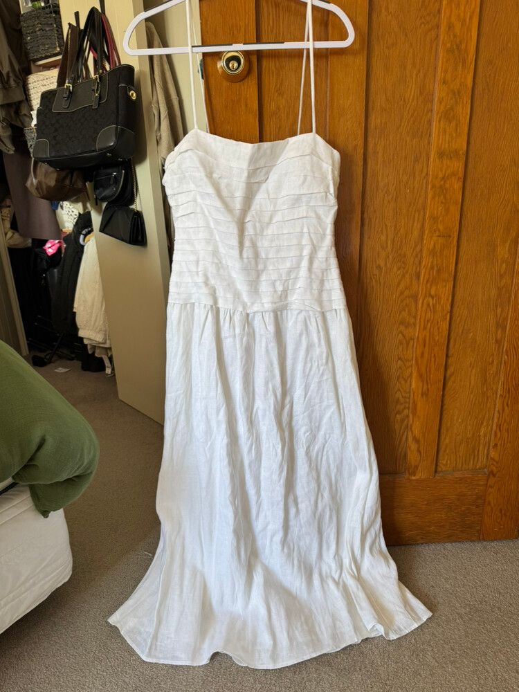 DISSH - DISSH Reece White Midi Dress on Designer Wardrobe