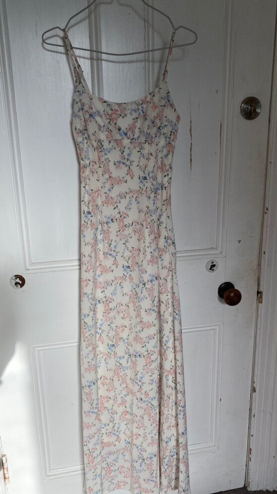 simple white dress long sleeve Elmont Long Sleeve Maxi Dress