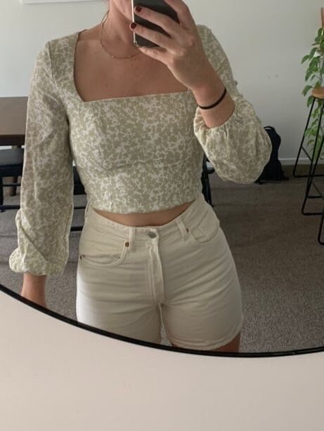 Kookai Long Sleeved Crop