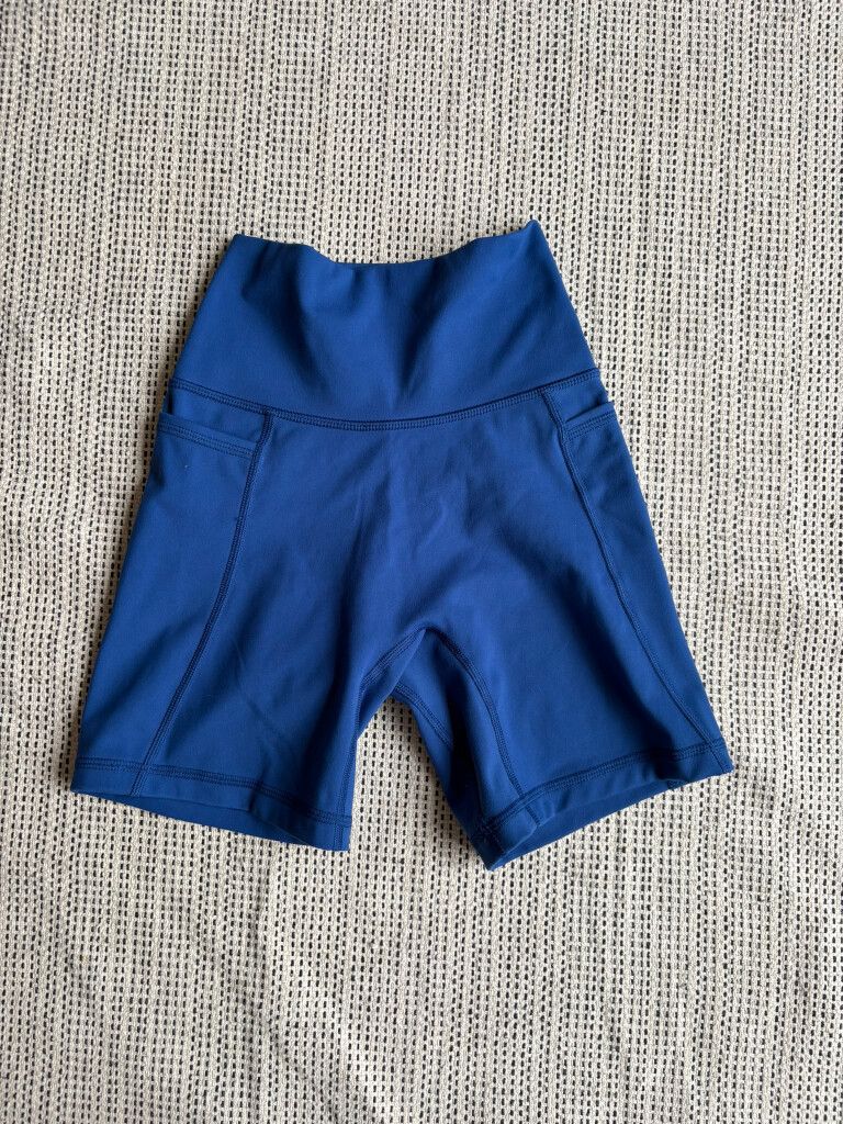 LSKD Blue 6” bike Shorts