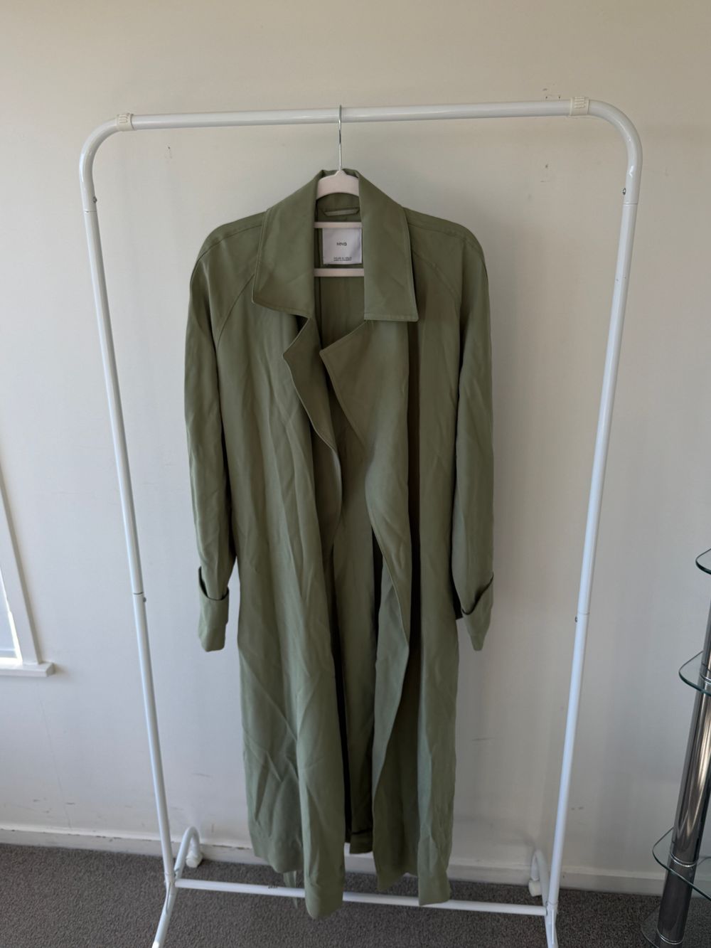 MANGO Khaki Trench Coat