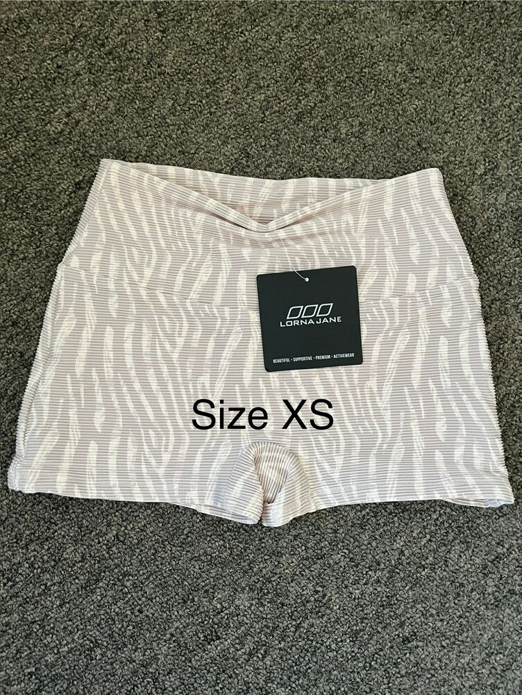 Lorna Jane Pink Cream Activewear Shorts