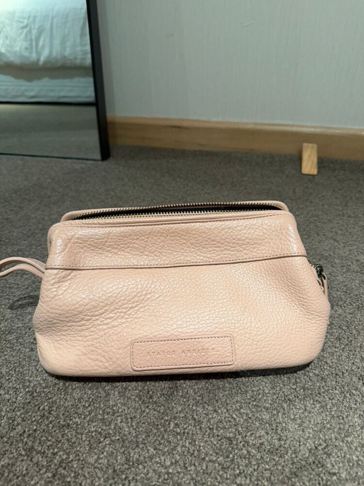 Status anxiety Liabilty Toilet bag