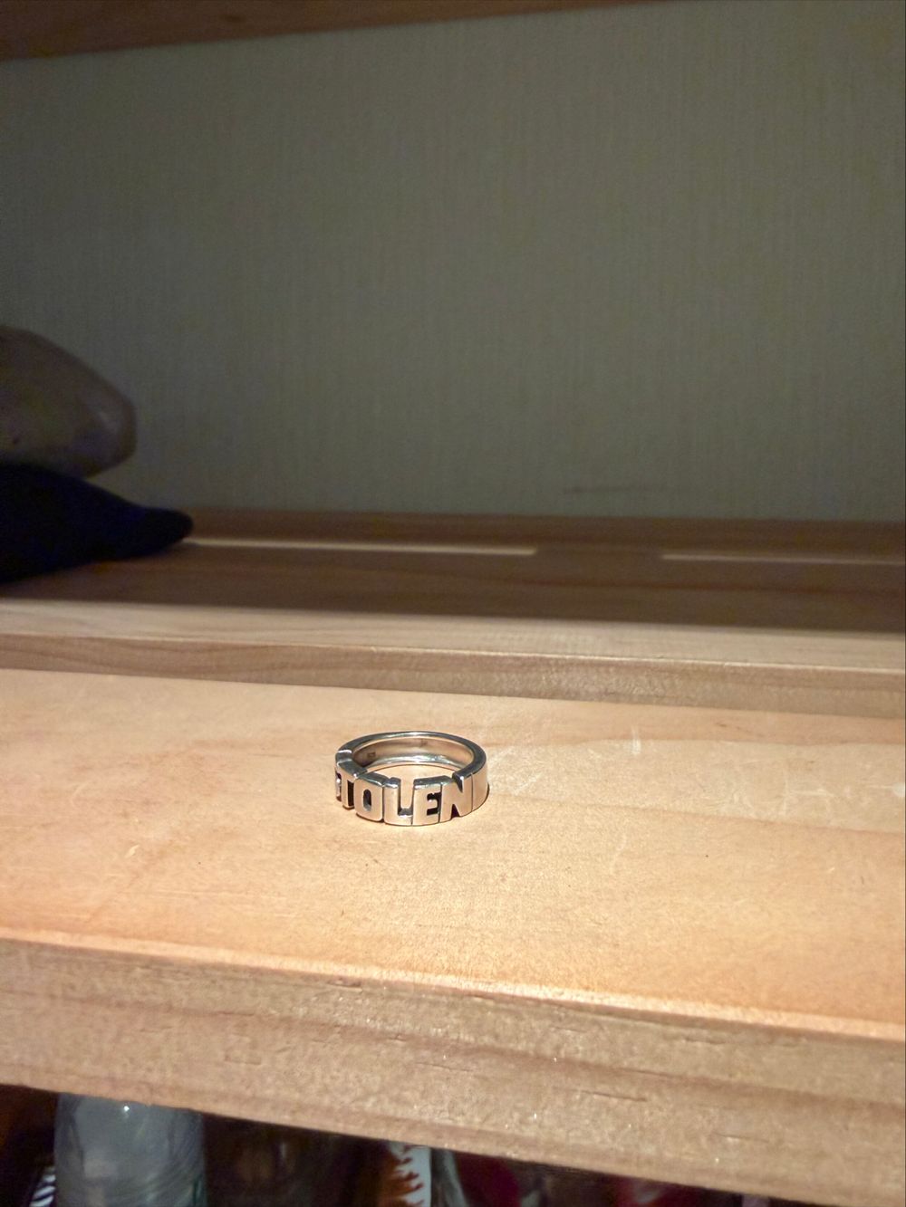 Stolen Girlfriends Club Silver Letter Ring