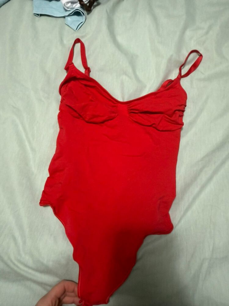 SKIMS Red Bodysuit