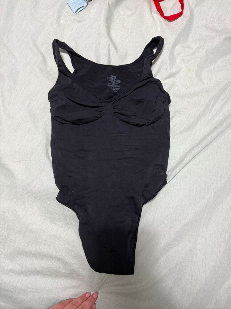 Skims Black Bodysuit