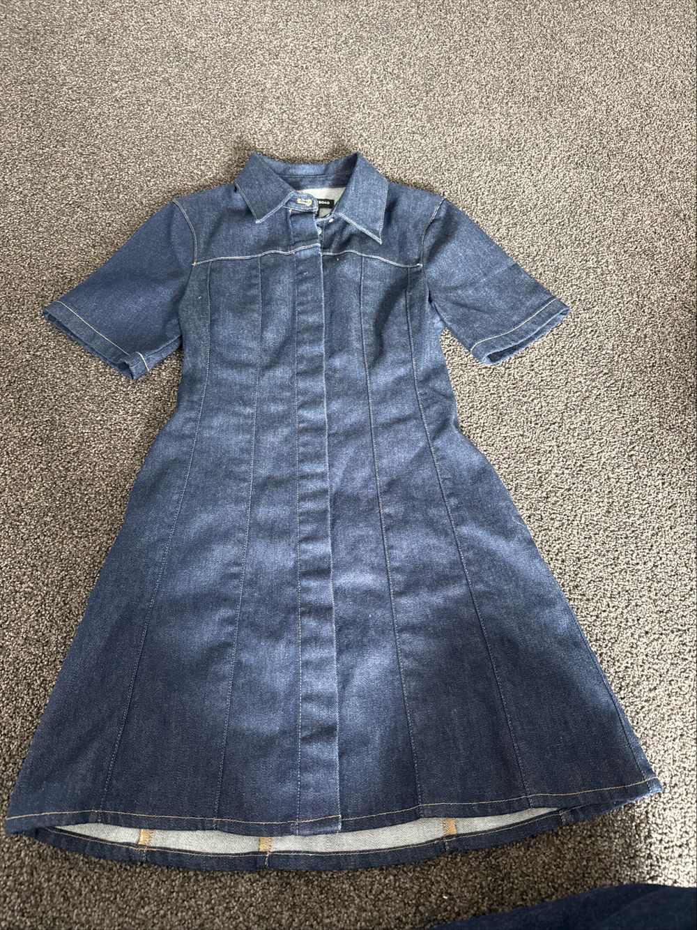 country road Denim Mini Dress