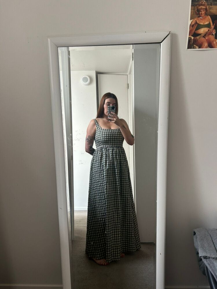 princess polly check maxi dress NIB Women princess Polly Cartmel Check Maxi