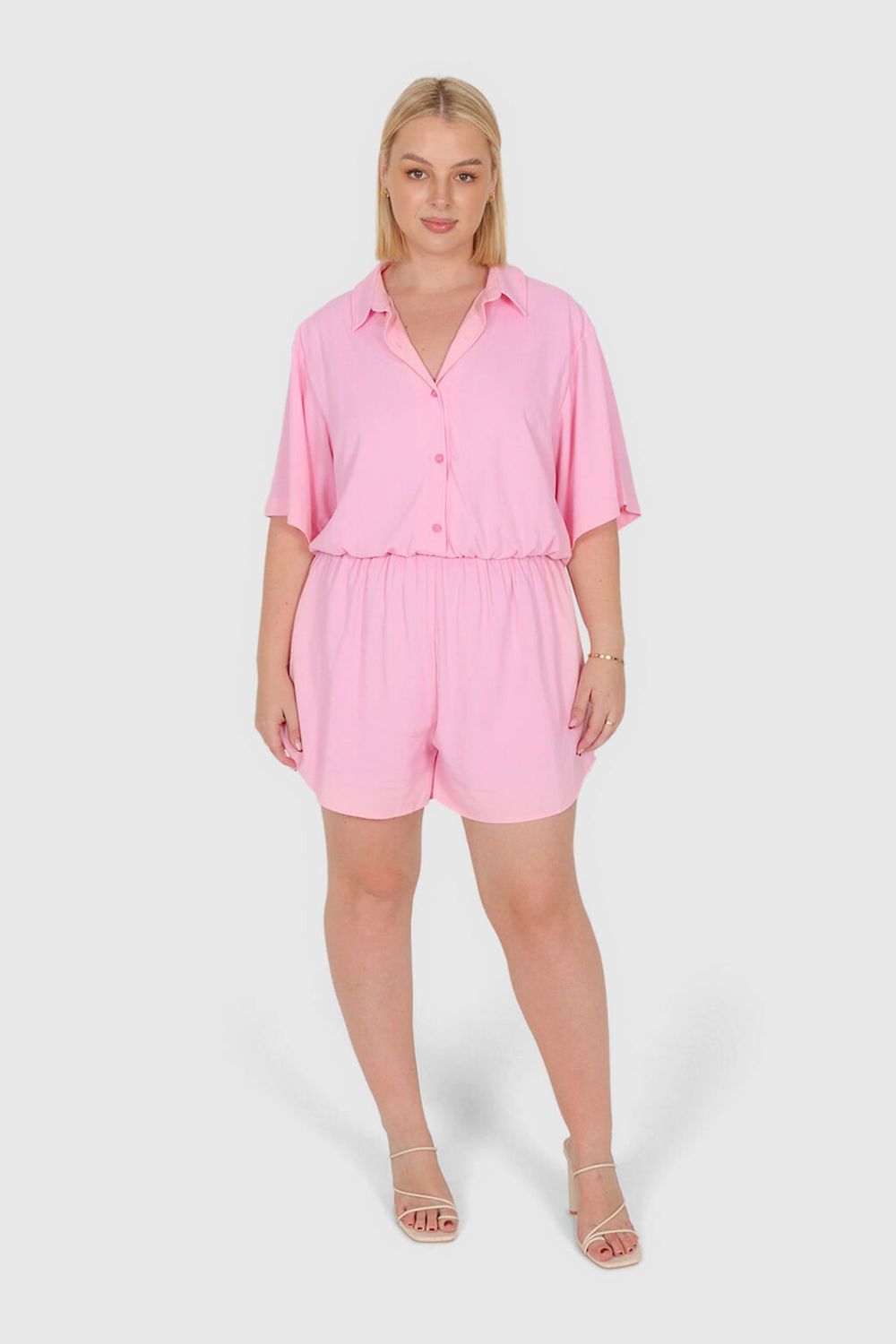 Fayt Zephyr Linen Playsuit