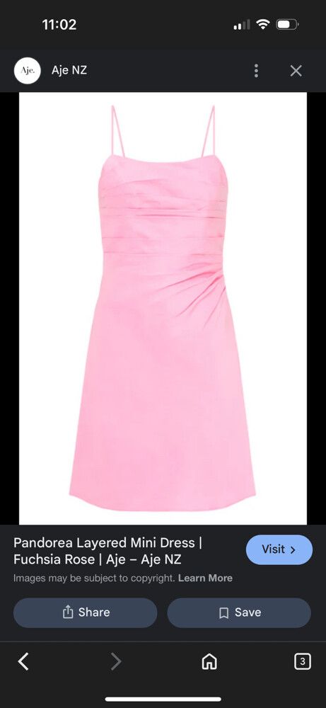 Aje Pandora Layered Mini Dress