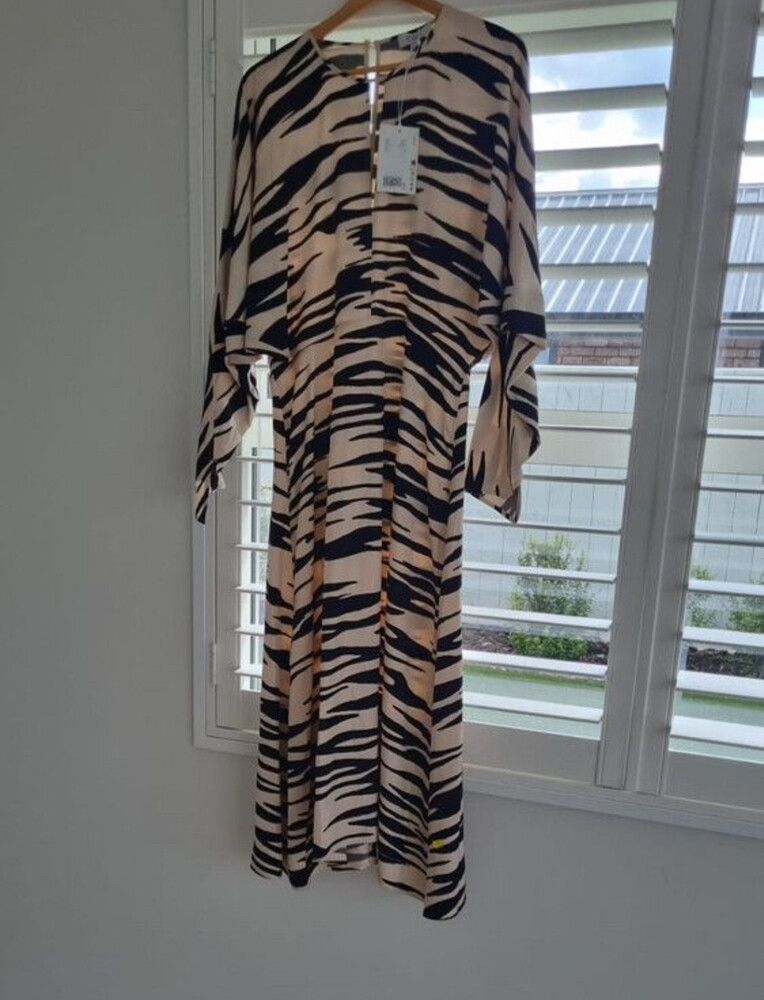 BRAND NEW COS ZEBRA PRINT DRESS