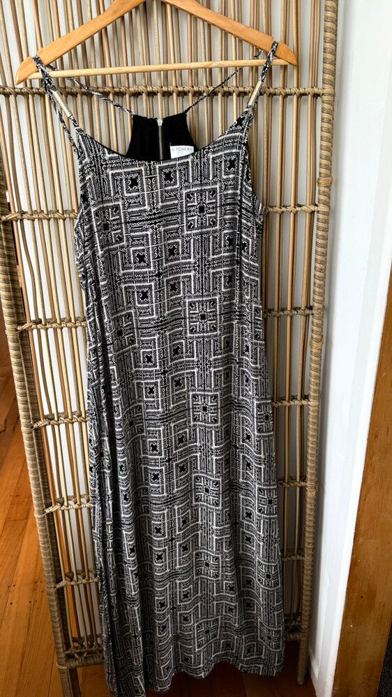 short black dress open leg Mac Duggal Women's Rib Knit Collared Sleeveless Fitted Maxi Dress