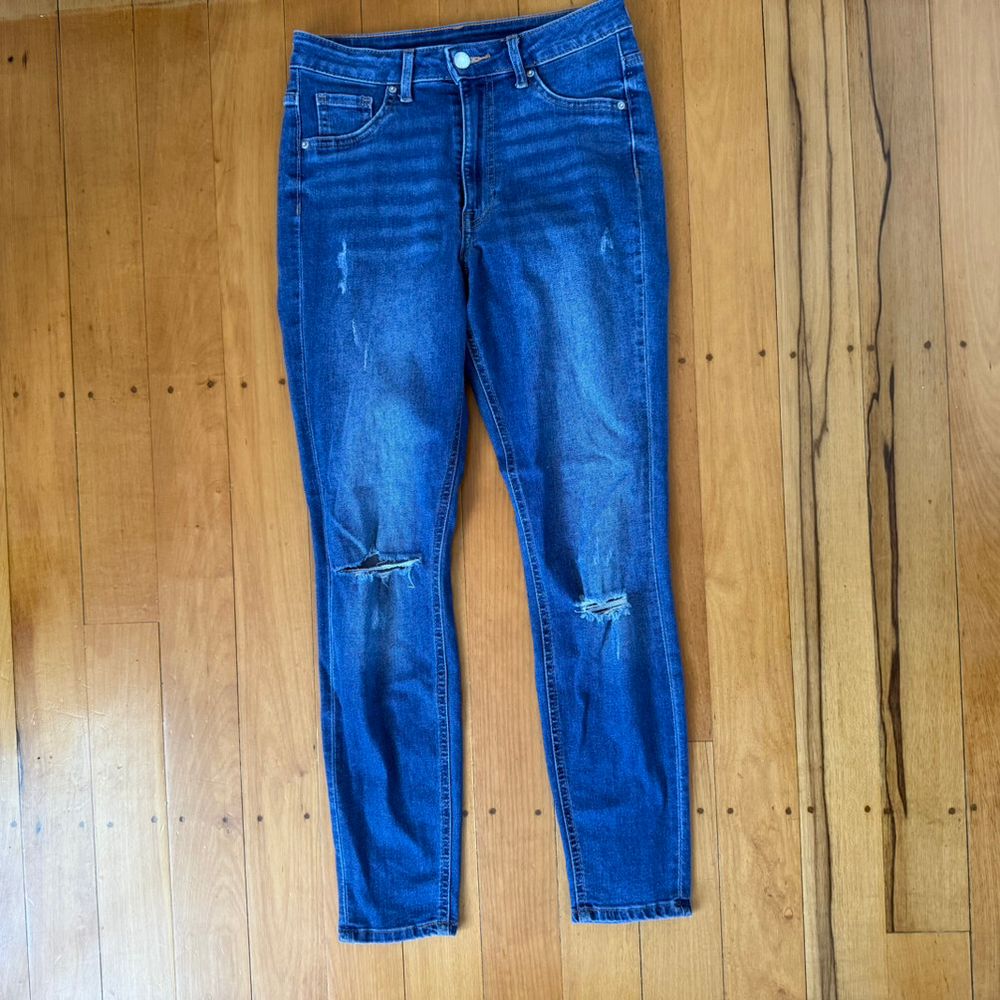 New H&M Curvy Jeggings, Ultra High Waist, Ankle Length – Size 36 (NZ 8–10)