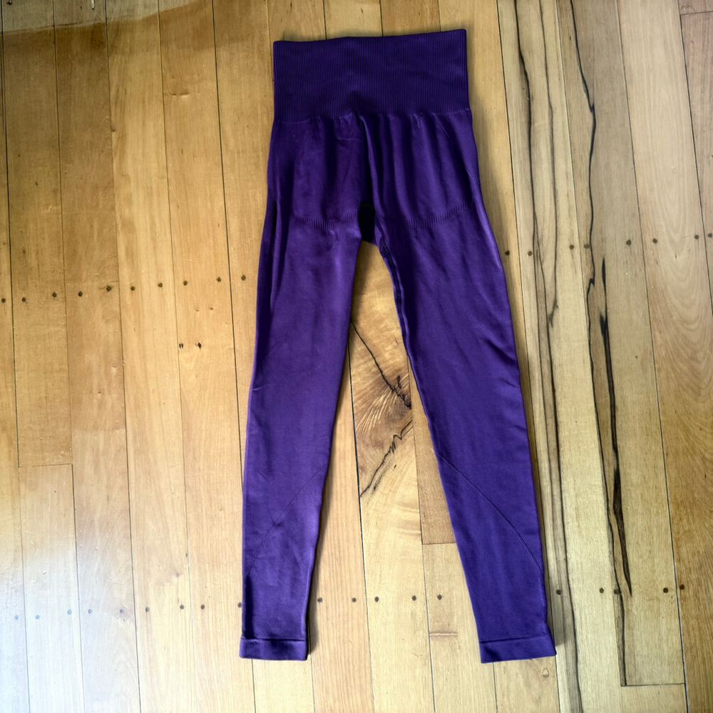 New Powercut Deep Violet Seamless Legging – UK 6–8