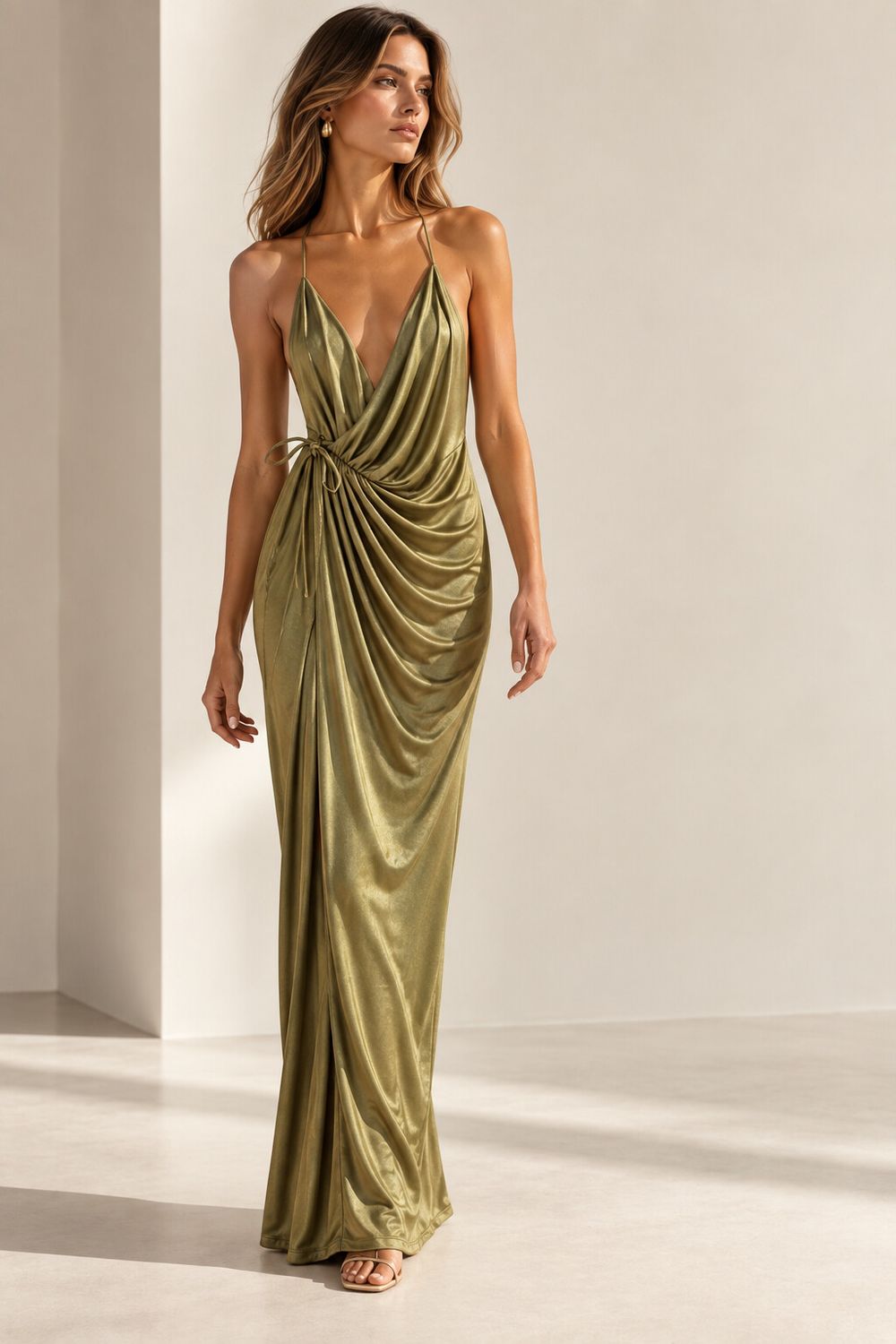 sheike gold dress CC reception dresses