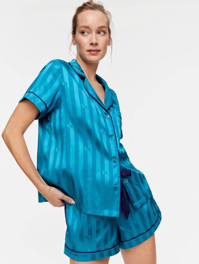 Peter Alexander Blue Striped Pyjama Set