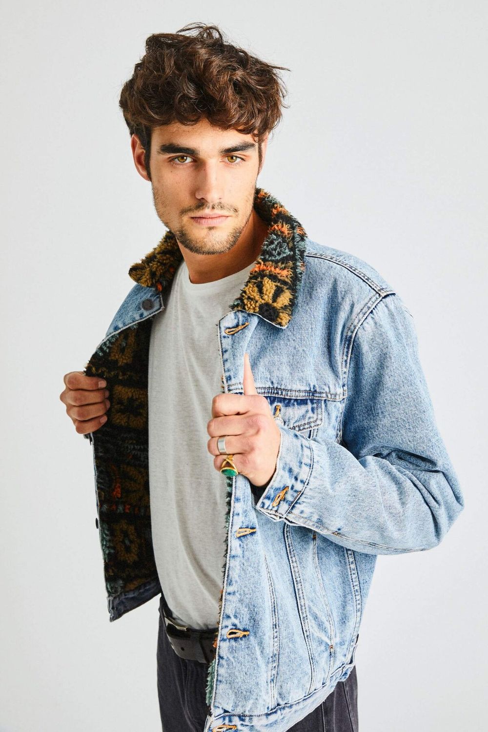 Polar Blue Sherpa Jacket